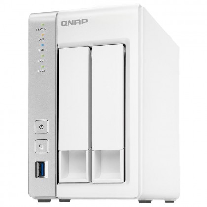 QNAP TS-231P Two-Bay SOHO Turbo NAS with 1GB RAM & 2 x GbE LAN